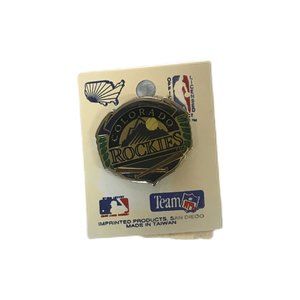 Colorado Rockies team logo pin NWT Official MLB